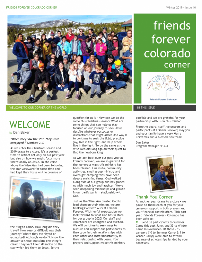 Newsletter 2019 page 1