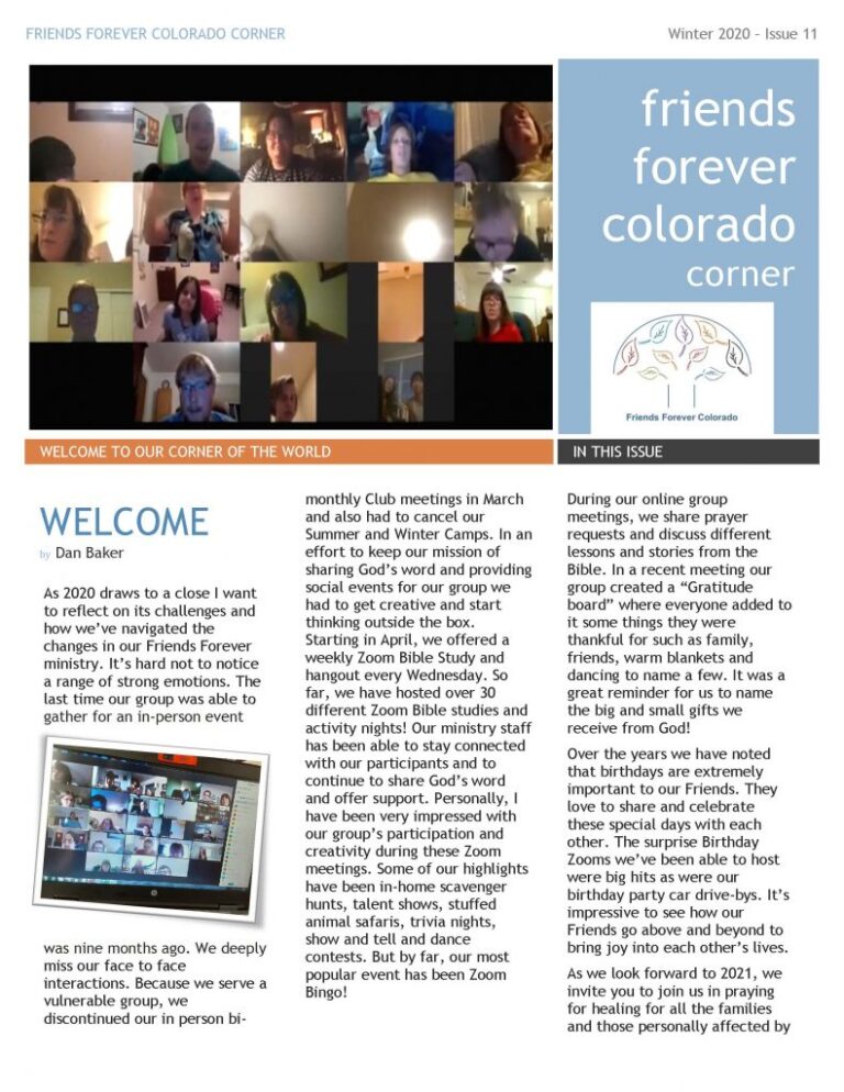 Newsletter 2020 page 1