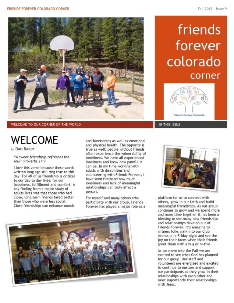 Newsletter fall 2019 page 1