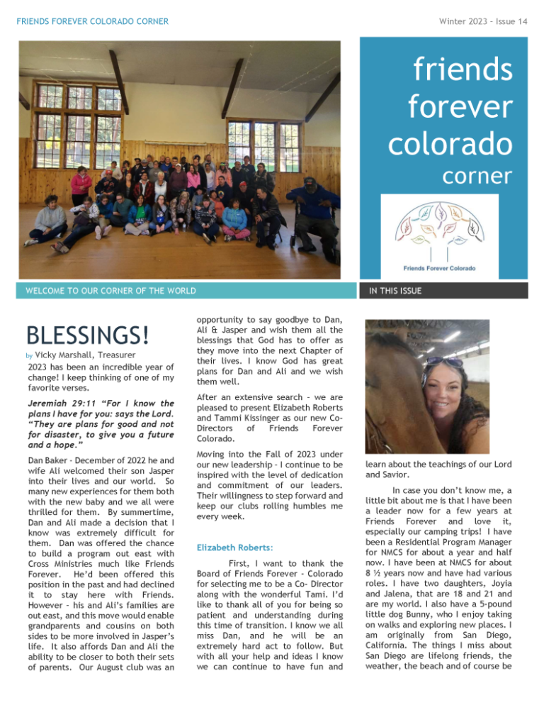 Newsletter Winter 2023