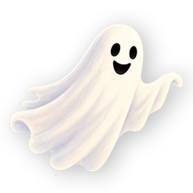 Cartoon Friendly Ghost
