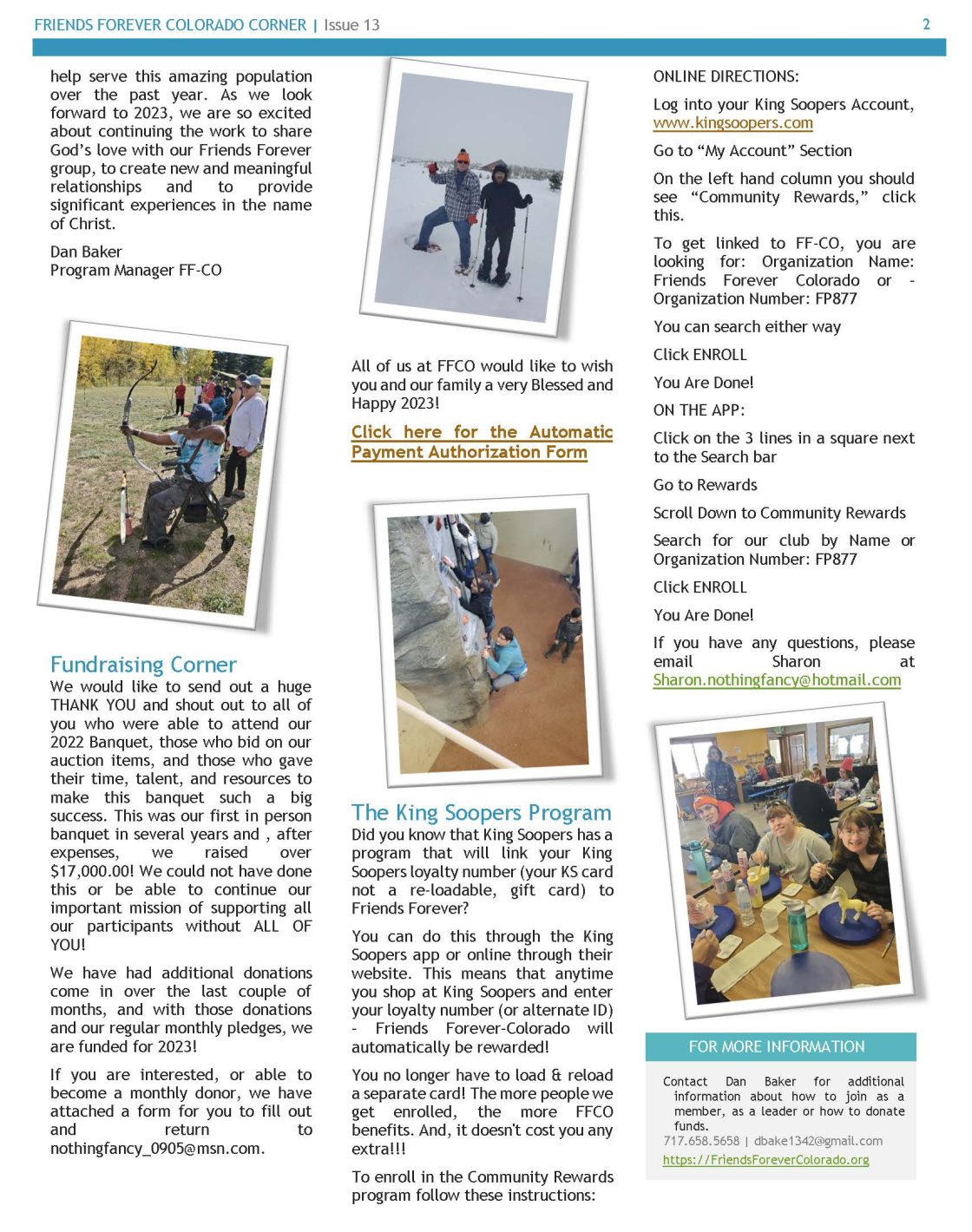 Newsletter page 2 Winter 2022