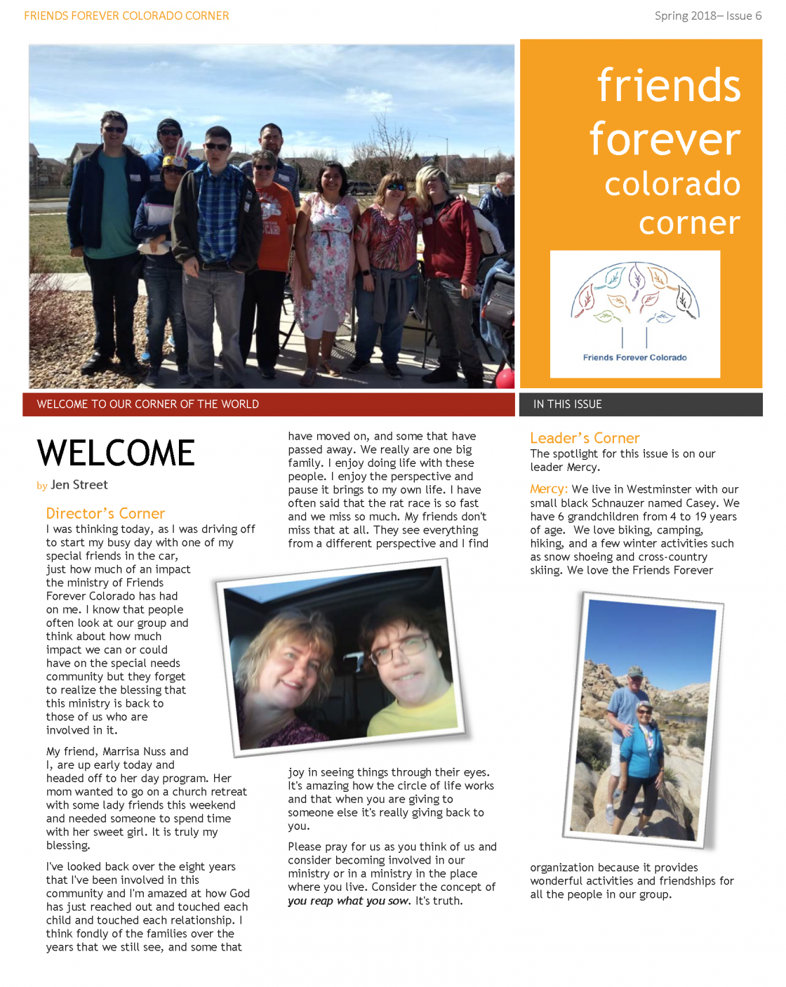 Newsletter Issue 6 - page 1