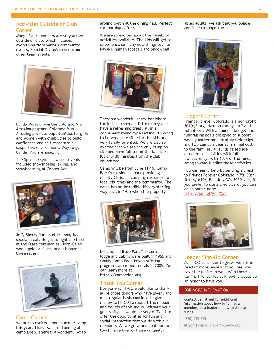 Newsletter Issue 6 - page 4