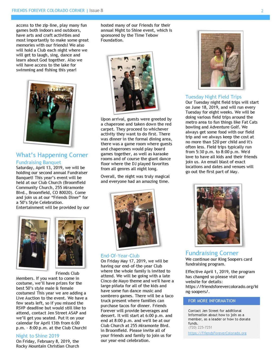 Spring 2019 Newsletter - page 2